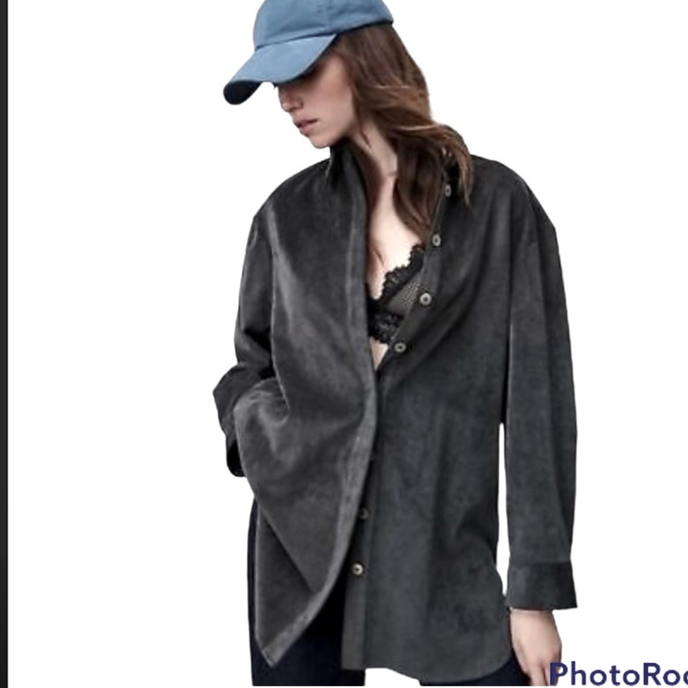 Zara Textured Weave Oversized Shacket Size Small  NWOT - Picture 5 of 16